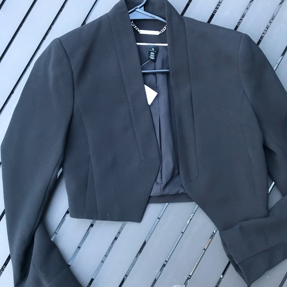 Short black jacket